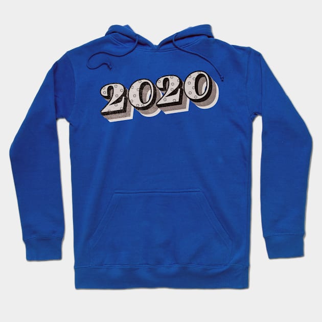 2020 Birthday Year B&W Hoodie by Vin Zzep